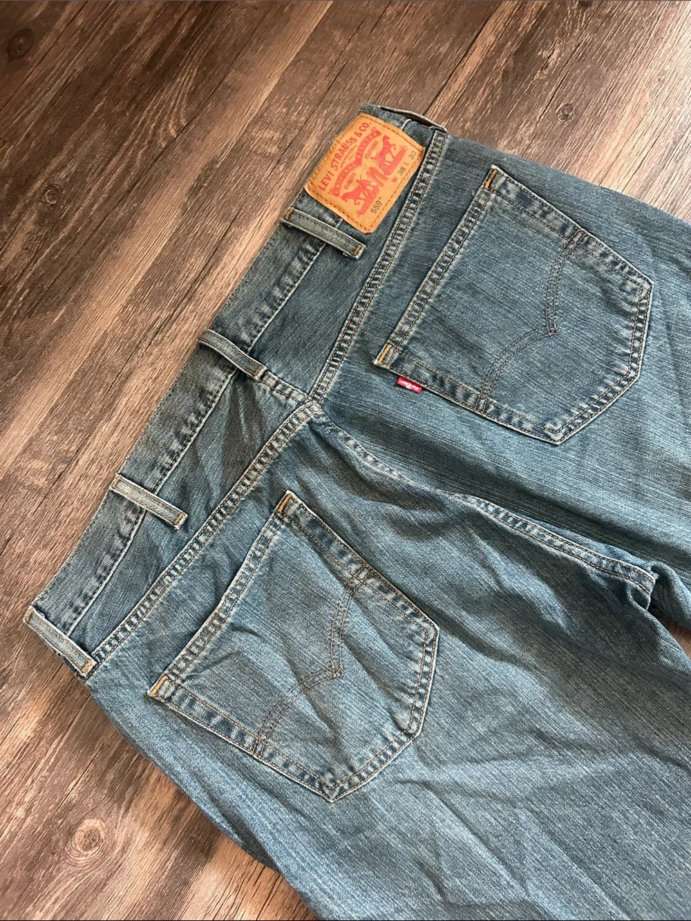 Levi's Men's Medium Blue Straight-Leg Jeans